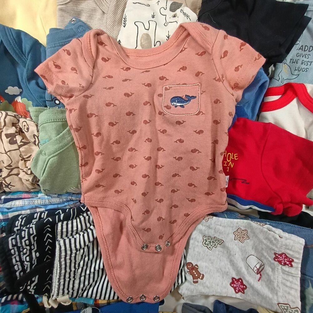 Huge 60Pc Baby Boy Clothes Lot 3-6M Outfits Shirts, Bottoms High Quality Brands! - Picture 15 of 16